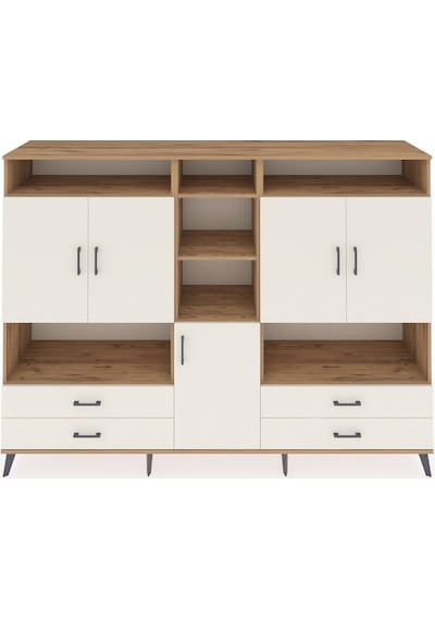 Hyperion Dolap 12 Raflı 4 Çekmeceli 5 Kapaklı 220x44x163 Çam-ayta Çam-aytaşı Hyperion Dolap 12 Raflı 4 Çekmeceli 5 Kapaklı 220x44x163 Çam-ayta Çam-aytaşı