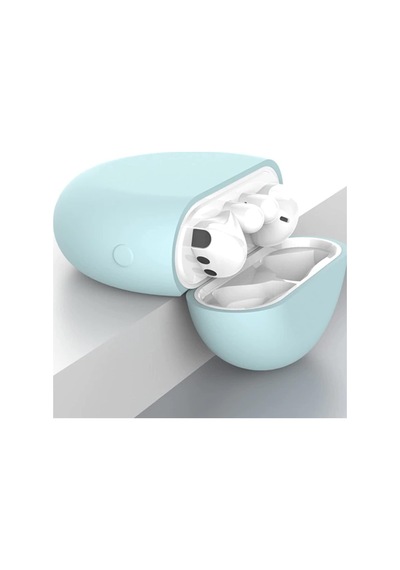 Huawei Freebuds 4i Kılıf Çengelli Smooth Matte Tpu Kılıf, Siyah, Standart