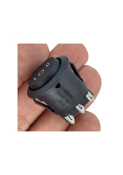 Ic-134-6 Yuvarlak Tekne Tipi Anahtar On-off-on 6p