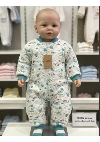Unisex Bebek Uyku Tulumu Elyaf Dolgulu 2,5 Tog Çok Renkli