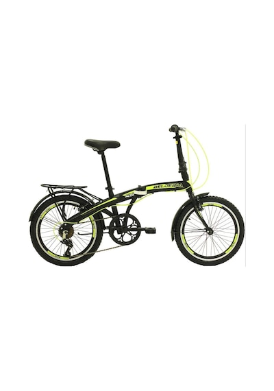 Belderia X7 20 Jant Katlanır Bisiklet Siyah-neon Sarı Siyah - Sarı