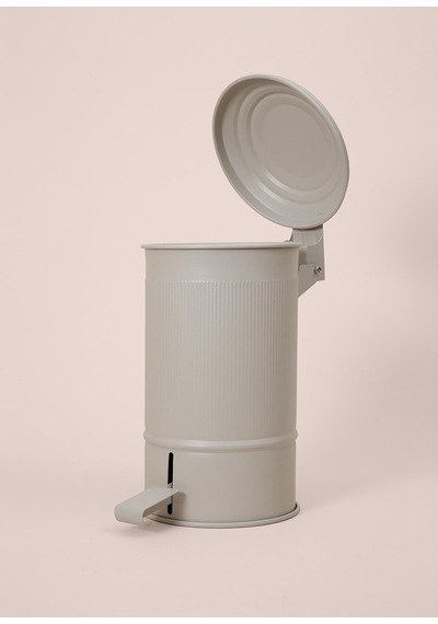 The Mia Stripe Mutfak Ve Banyo Çöp Kovası Bej 5 Lt Bej