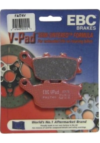 2004-2018 Yamaha Yzf R1 Arka Fren Balatası Ebc Fa174V Yarı Sinter