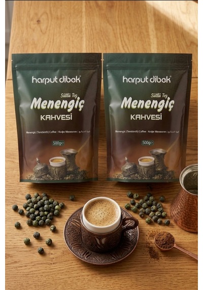 Sütlü Menengiç Kahvesi 500 Gr 2 Li Paket Çedene Kahvesi Toplam 1 Kg Toz Kahve Geleneksel