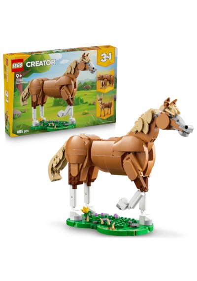LEGO® Creator 3'ü 1 Arada Güzel At 31166 - 9 Yaş ve Üzeri Çocuklar için Ayı veya Geyik Olarak da İnşa Edilebilen Oyuncak Yapım Seti (685P)