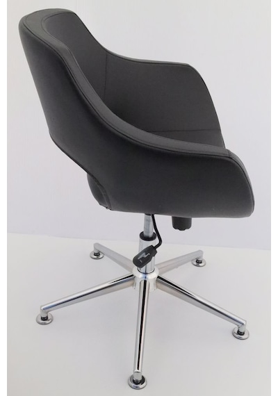 Tekerleksiz ofis çalışma koltuğu