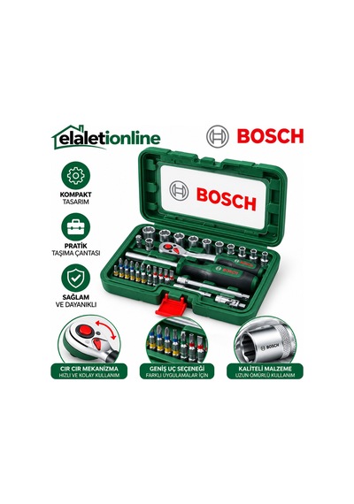 Cırcır Seti 37 Parça Lokma Anahtar Bits Set 1/4 - 930713998