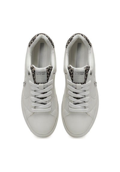 U.s. Polo Assn. Prelo 6fx Beyaz Kadın Sneaker 000000000102158180 Beyaz-leopar
