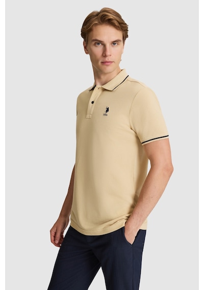 U.S. Polo Assn. U.s. Polo Assn. Erkek Bej Tişört Basic 50326975-vr011