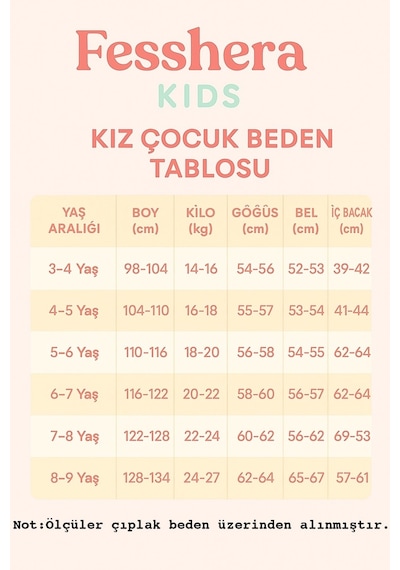 Fesshera Kids Kız Çocuk Şort Etek Fiyonklu Desenli Rahat Kalıp Günlük & Şık Kombinler İçin Kahverengi