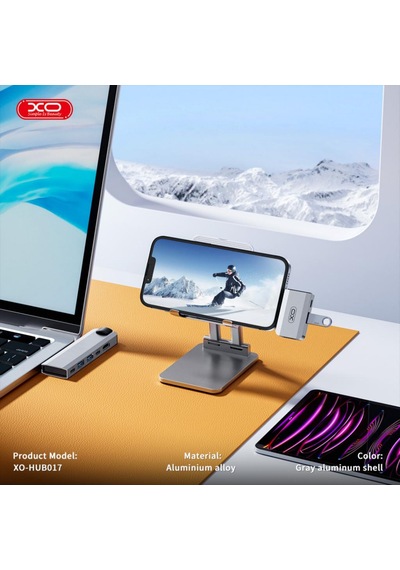 4k Hdmı Ve Ethernet Girişli 100w Pd Şarj Destekli Alüminyum Usb-c Hub Çoklayıcı
