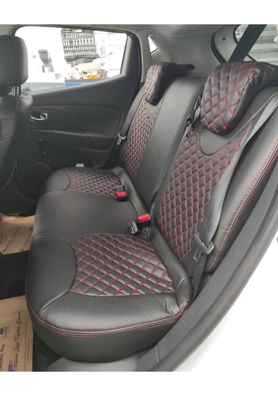 Renault Clio 4 Araca Özel Deri Oto Koltuk Kılıfı 499676592