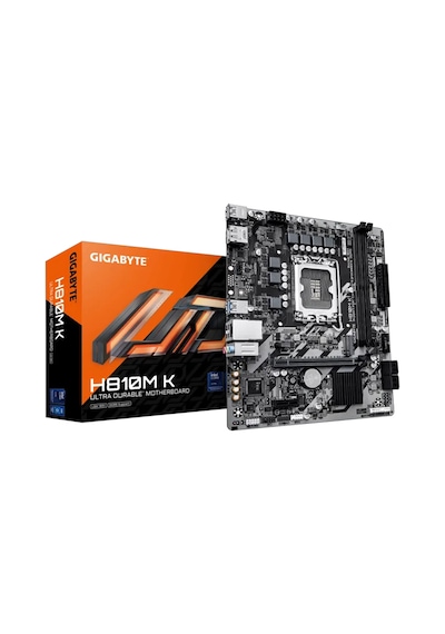 Gıgabyte H810m K 6400mhz Ddr5 Soket 1851 M.2 Usb 3.2 Hdmı Matx Anakart H810m K