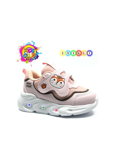 Cool Aida Işıklı Ortopedik Çocuk Spor Ayakkabı Pudra