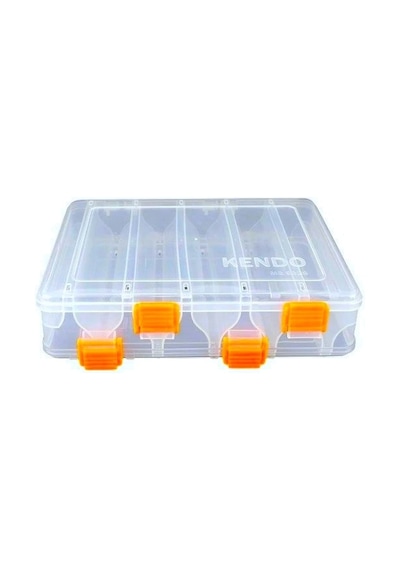 Kendo Çift Taraflı Maket Yem Kutusu 10 Gözlü 20x16.5x4.7cm Max 13cm Maketler İçin
