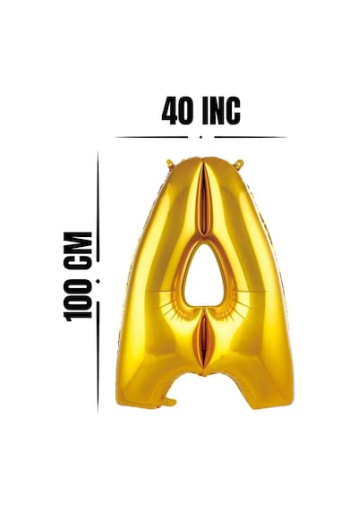 Folyo Harf Balon Gold Renk 40 İnc 100 Cm Helyum Uyumlu I