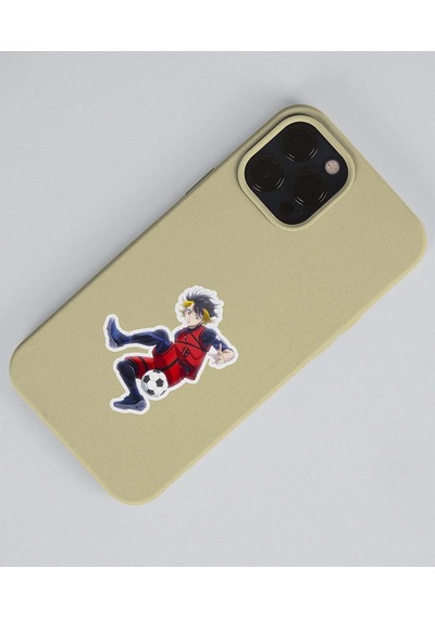 Meguru Bachira-bluelock-parlak Kağıt -2li Sticker Set-telefon Süsleme Blue Lock Sarı