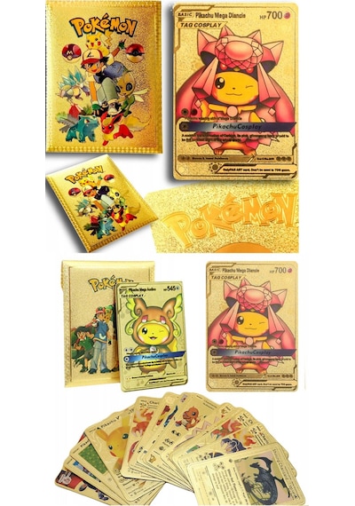 Pokemon Oyun Kartı Tcg Gold Booster Pack - 2 Paket 20 Kart