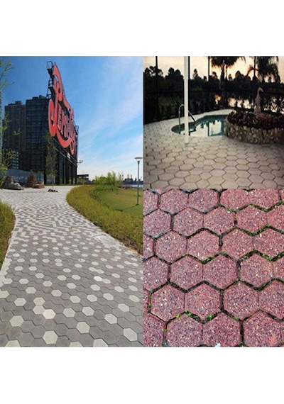 Zemin Kaplama Kalıbı Beton Tuğla Kalıbı Bahçe Parke Taş Kalıbı 46