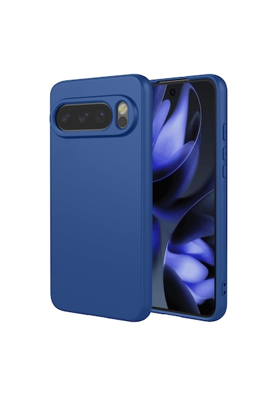 Caseonn Google Pixel 10 Pro Kılıf Kamera Korumalı Mikrofiber Astarlı Lansman Lacivert