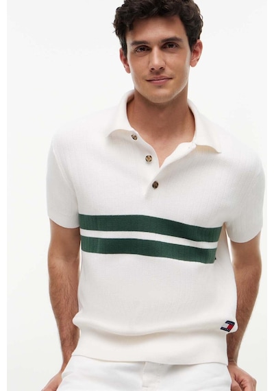 Tommy Jeans Erkek Kazak Dm0dm23018 Beyaz