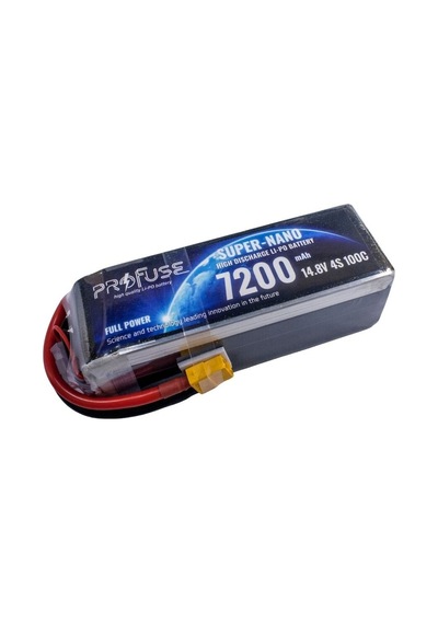 Profuse 4s 14.8v Lipo Li-po Lityum Polimer Batarya - 7200mah, 100c
