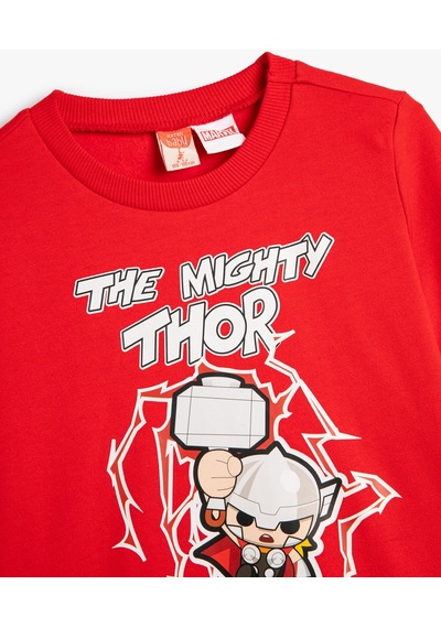 Koton Thor Sweatshirt Lisanslı Uzun Kollu Bisiklet Yaka Pamuklu Şardonlu Kırmızı 4wmb10367tk 4WMB10367TK411 Kırmızı Koton Thor Sweatshirt Lisanslı Uzun Kollu Bisiklet Yaka Pamuklu Şardonlu Kırmızı 4wmb10367tk 4WMB10367TK411 Kırmızı