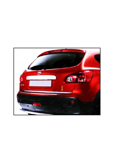 Ebal Otomotiv Nissan Qashqai Krom Bagaj Alt Çıtası 2007-2014 P.Çelik