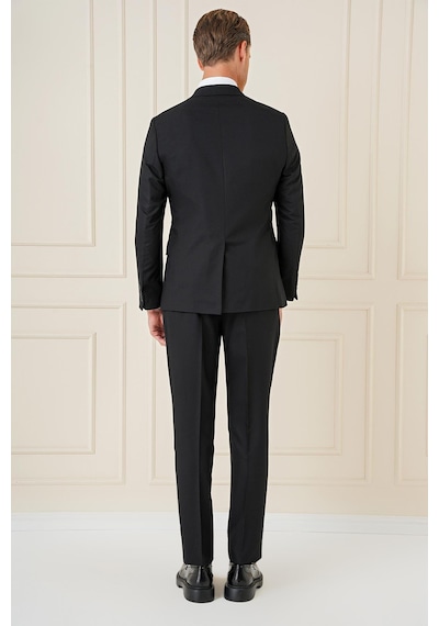 Efor Tk 903 Slim Fit Siyah Klasik Takım Elbise Siyah