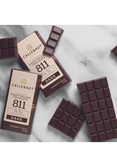 Callebaut Bitter Çikolata Napoliten 1 Kg 75 Adet Belçika Çikolatası Tekli Sunumluk Mini Bitter Çikolata