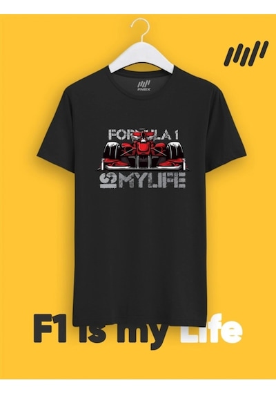 Startmore Formula 1 Hayattır T-shirt Siyah