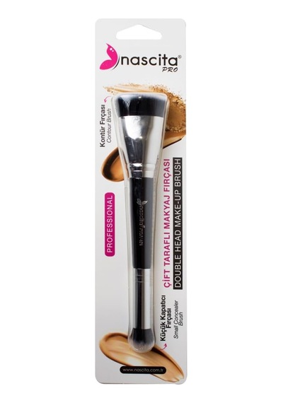 Nascita Professional Çift Taraflı Makyaj Fırçası Kontür &amp Kapatıcı - 491