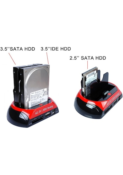 Triline Usb 2.0 Docking Combo 2.5 / 3.5 Ide Sata  Hdd Station