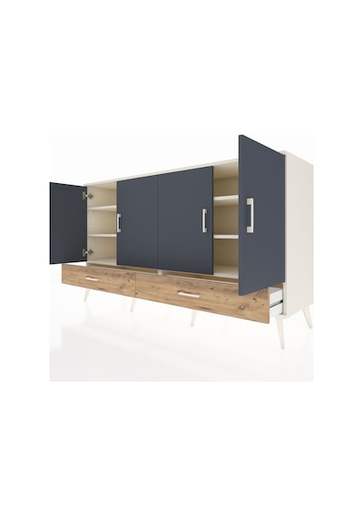 Hyperion Konsol 6 Raflı 2 Çekmeceli 4 Kapaklı 176x44x99 Aytaşı-an Aytaşı-antrasit/çam Hyperion Konsol 6 Raflı 2 Çekmeceli 4 Kapaklı 176x44x99 Aytaşı-an Aytaşı-antrasit/çam