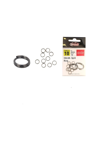 Captain 5140 Kaşık Halkası 10 Adet Black Nikel 8mm