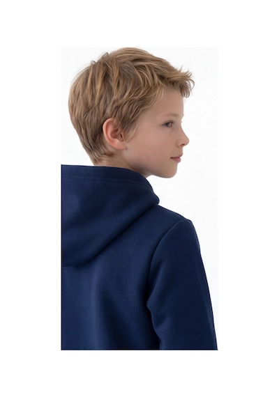 Esila Kids Çocuk Eşofman Takımı Kapüşonlu 3 İp 5-10 Yaş Lacivert