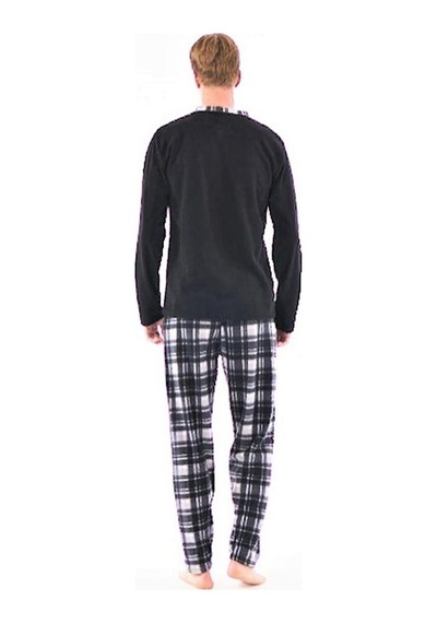 Estiva Alt Pijaması Ekose Kareli Polar Erkek Pijama Takım (555277924)