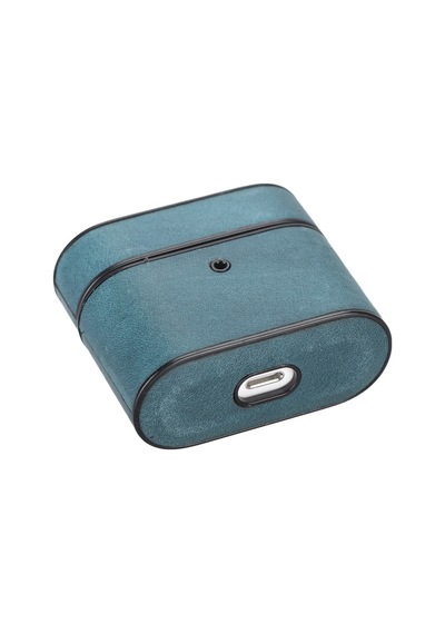 Casquet Apple Uyumlu AirPods 3.nesil Deri Kılıf Aa32 Mavi Mavi