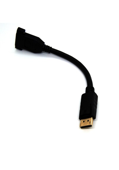 Beek Displayport Dp Panel Montaj Tipi Çevirici, Dp Erkek &lt -&gt Dp Dişi Vidalı, Altın Kaplama, 0.15 Metre -37178