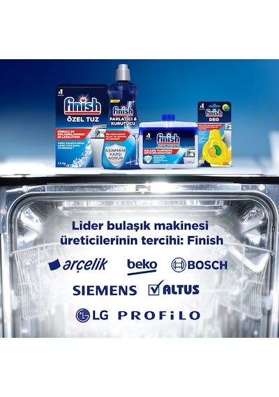 Finish Bulaşık Makinesi Parlatıcı & Kurutucu Limonlu 2 x 800 ML