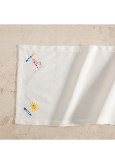 Mudo Home Summer Nakışlı Runner 40x140 Cm Çok Renkli