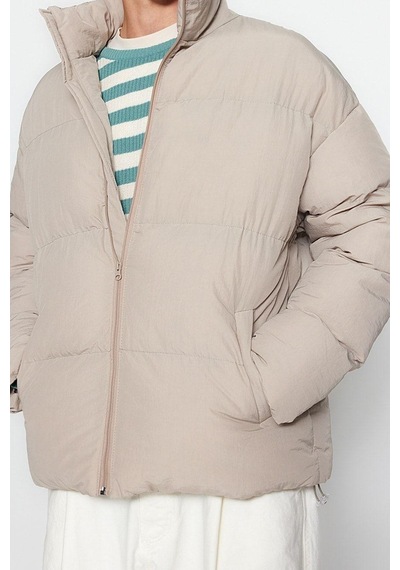 Ersefa Tasarım Düz Astarlı Yaka Standart Bol Dik Unisex Oversize Fit Dik Taş
