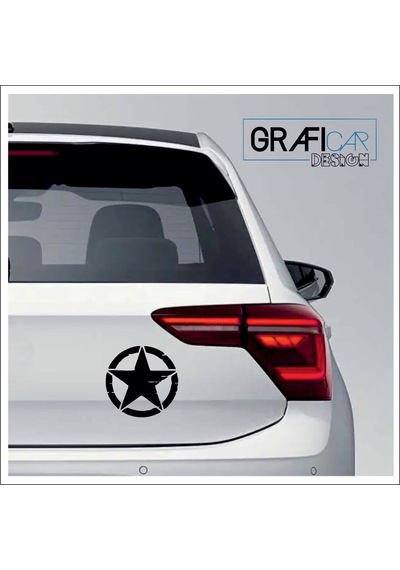 Askeri Yıldız Sticker 2'Li Paket
