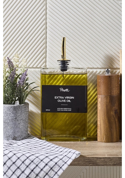 Molivet Gold Kapak 500ml Cam Yağdanlık-sosluk-sirkelik