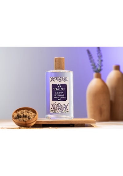 Volkan Ates Natural & Beauty Lavanta Kolonyası Cam Şişe 200 Ml