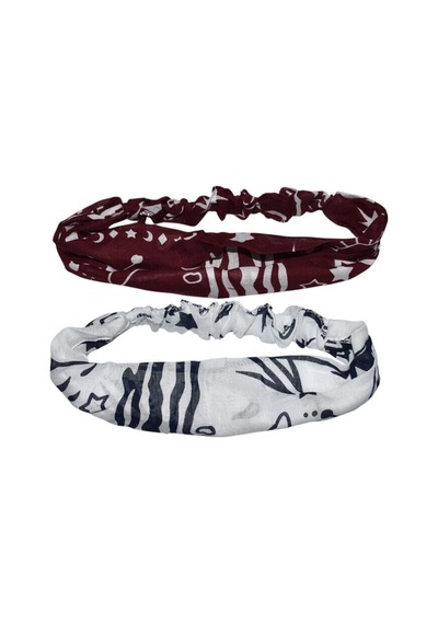 Bandana Paraşüt Model Lastikli 2 Li Kahverengi