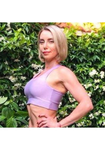 Lismina Sırtı Tek Kalın Çapraz Askılı Spor Büstiyer - Sporcu Sütyeni Lila