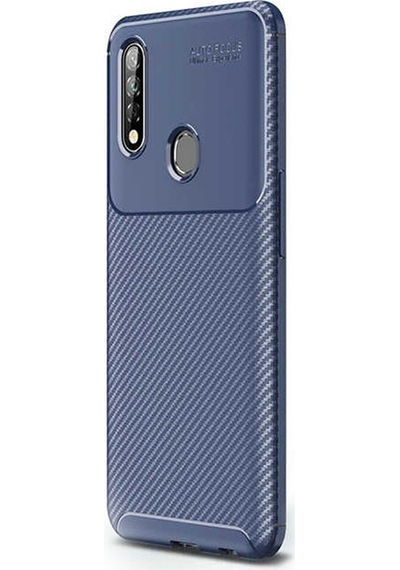 Apsuwa Oppo A91 Kılıf Negro Karbon Fiber Silikon