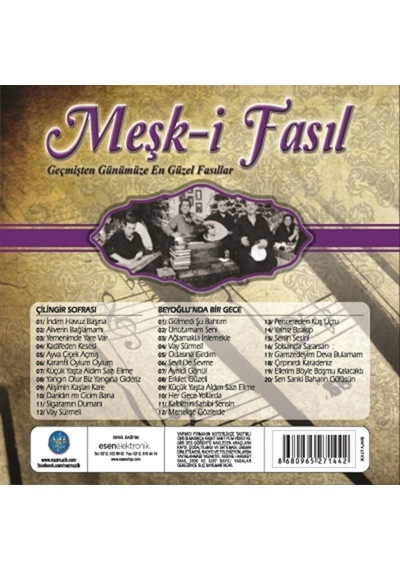Meşk-i Fasıl- Geçmişten Günümüze En Iyi Fasıllar Cd
