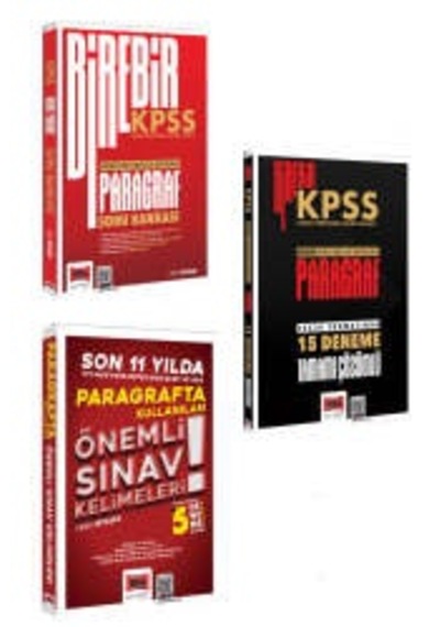 Yargı Yayınları 2026 Birebir Kpss Paragraf Soru Bankası & Deneme Ve Son 11 Yılda Kullanılan Paragraf Kelimeleri Seti
